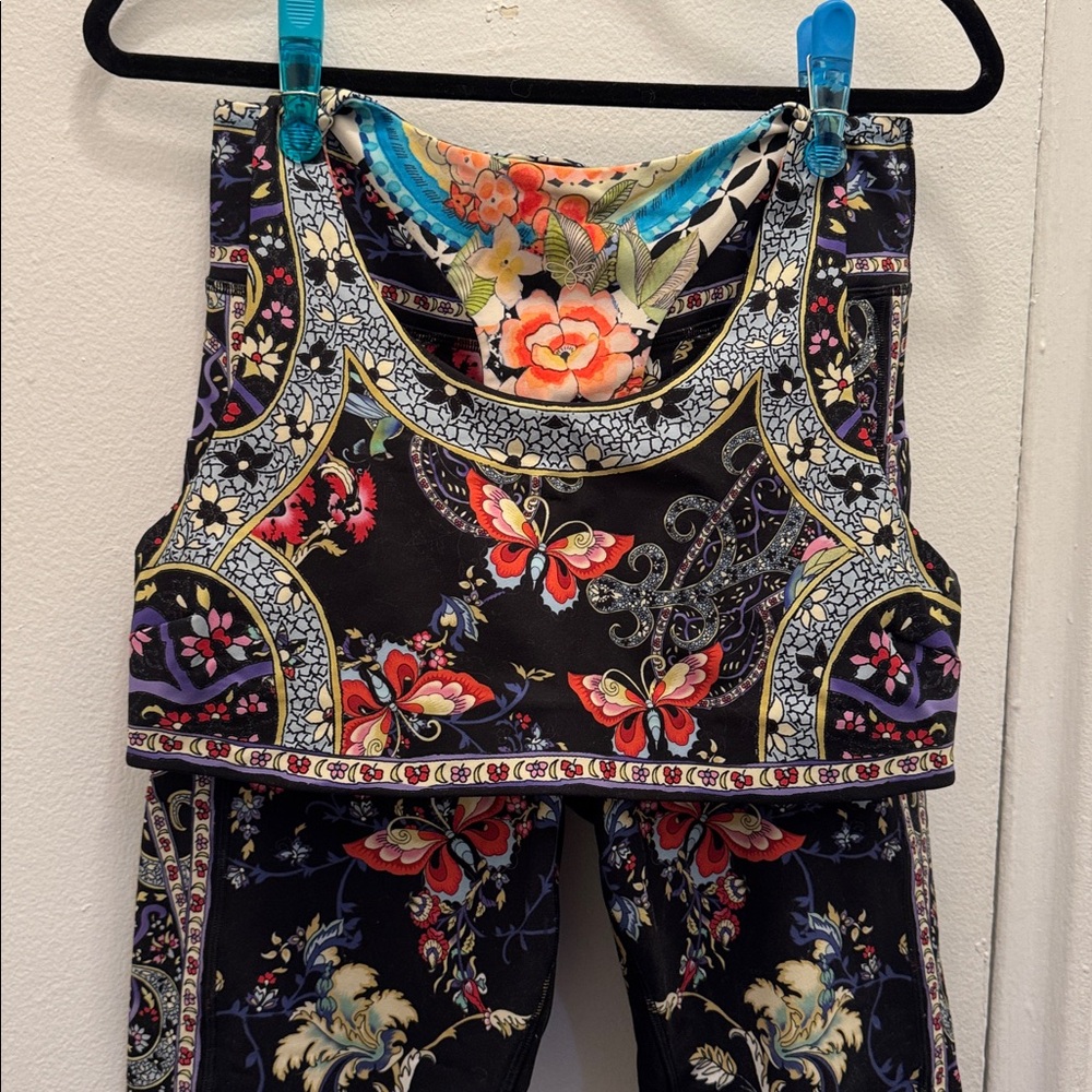 Johnny Was Floral Activewear Set - Picture 2 of 2
